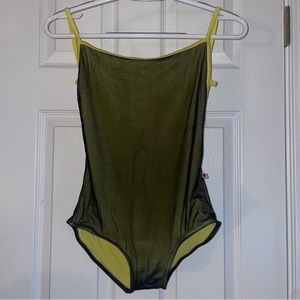 Yumiko Leotard w/ Mesh Overlay